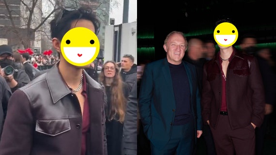 男偶像米蘭透視秀　英文流利打動網友眼球