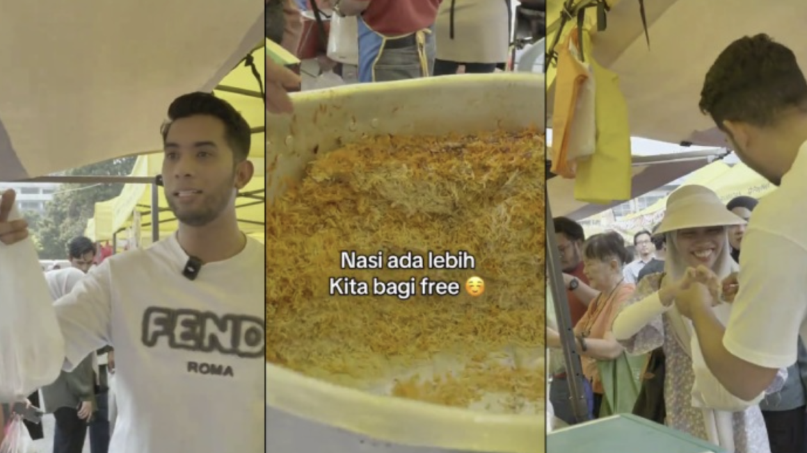 善举暖人心！市集摊主肉卖光送路人香饭，在斋月市场赢得赞誉【视频】